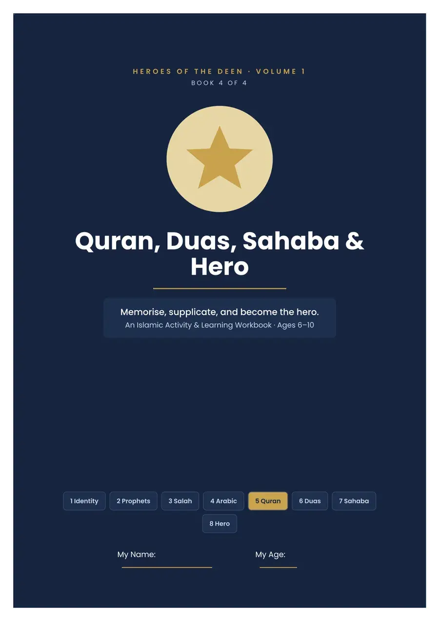 Book 4 — Qur’an, Duas & Sahabah